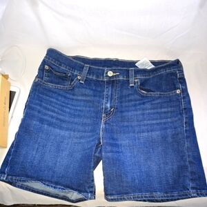 Womens Levi jean shorts size 29" waist